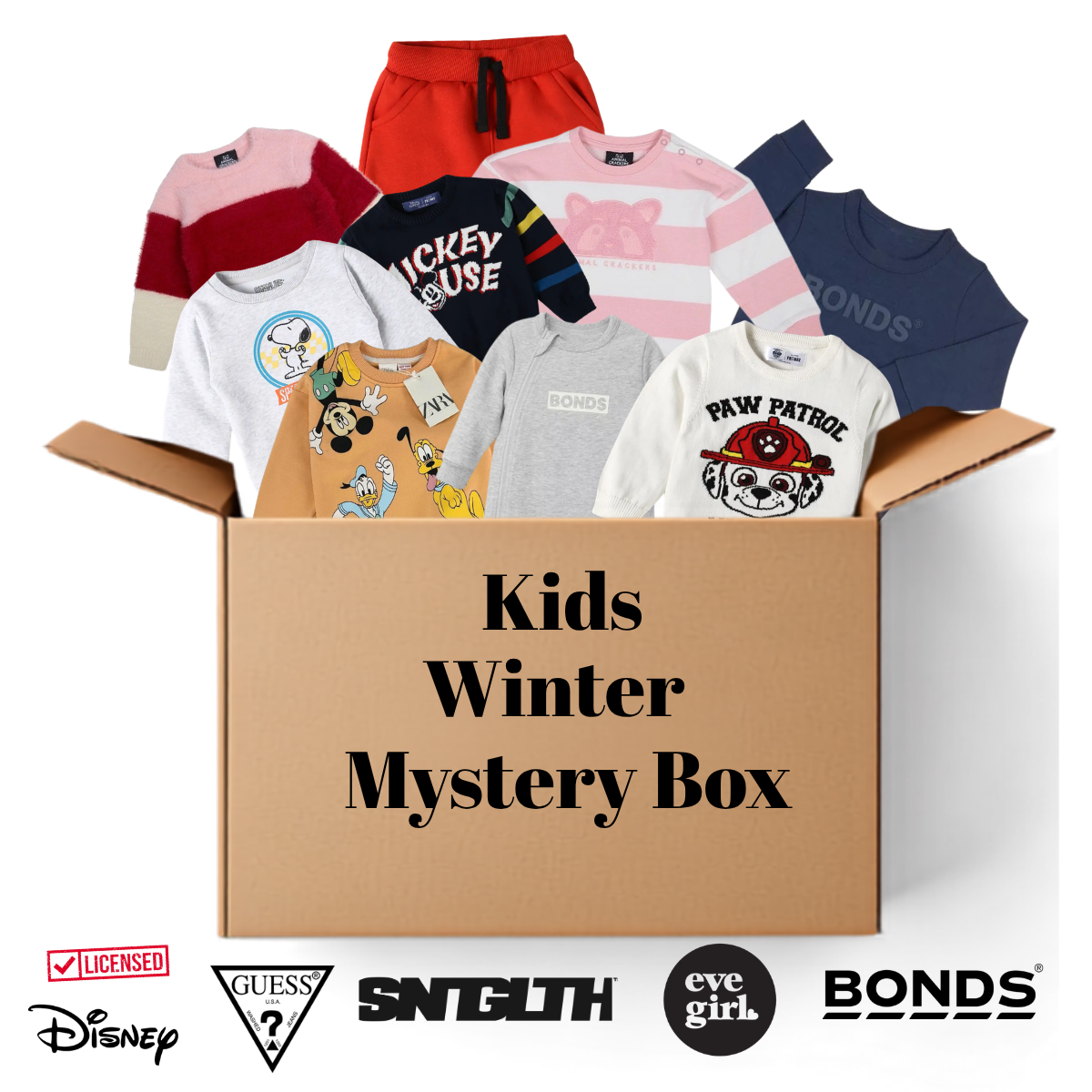 Kid's Winter Mystery Box 7 pieces